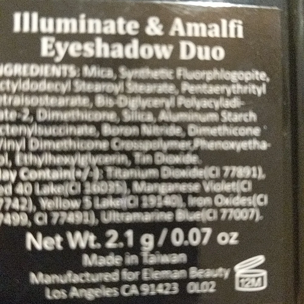 NWT Eleman Beauty Eyeshadow Duo
